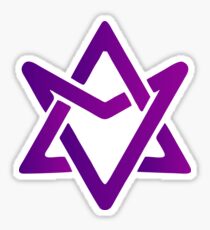Pegatina Astro vívido espacio ciruela violeta