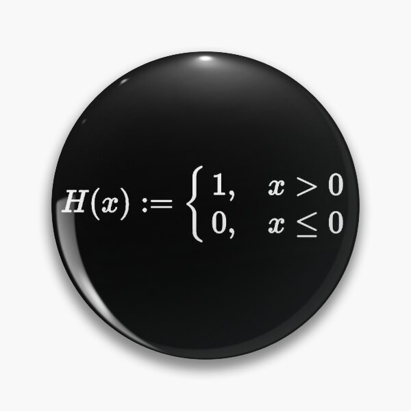Item preview, heaviside function dark version designed and sold by NoetherSym.