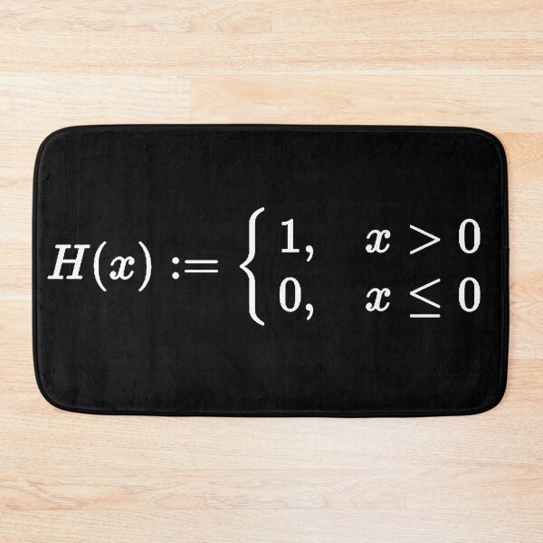 Item preview, heaviside function dark version designed and sold by NoetherSym.