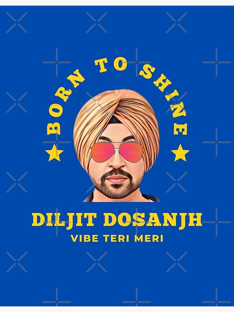 Diljit Dosanjh G.O.A.T. DIGITAL Album Poster Punjabi 