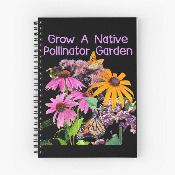 Item preview, Grow A Native Pollinator Garden Colorful Design designed and sold by EarthArtDesigns.