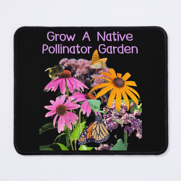 Item preview, Grow A Native Pollinator Garden Colorful Design designed and sold by EarthArtDesigns.