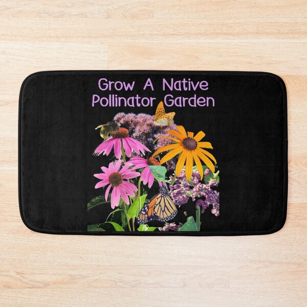 Item preview, Grow A Native Pollinator Garden Colorful Design designed and sold by EarthArtDesigns.
