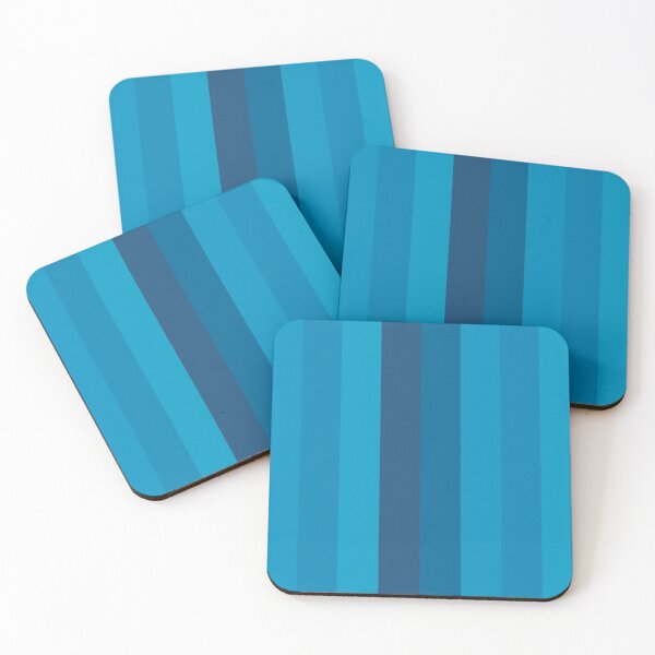 Item preview, Blue Gradient Vertical Five Stripes  designed and sold by LoloTrends.