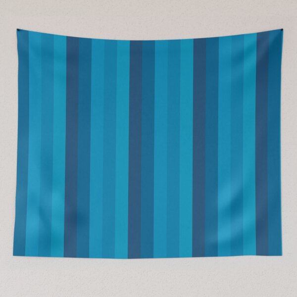 Item preview, Blue Gradient Vertical Five Stripes  designed and sold by LoloTrends.