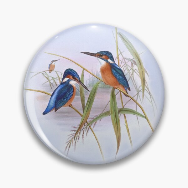 Item preview, Common Kingfishers by Henry Constantine Richter designed and sold by TheCurators.