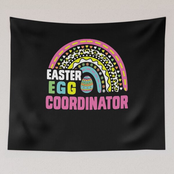 Item preview, Easter Egg Coordinator Funny Easter Day Rainbow Leopard designed and sold by 1Designology1.
