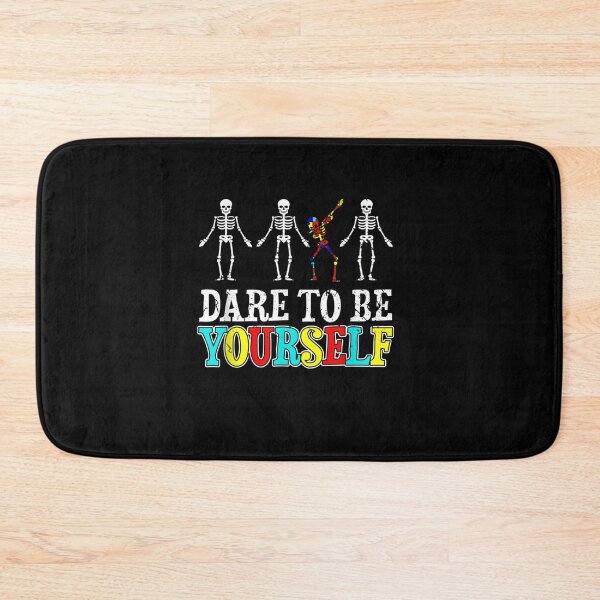 Item preview, Dare To Be Yourself Skeleton Dabbing Autism Awareness Tshirt designed and sold by VargasParis.