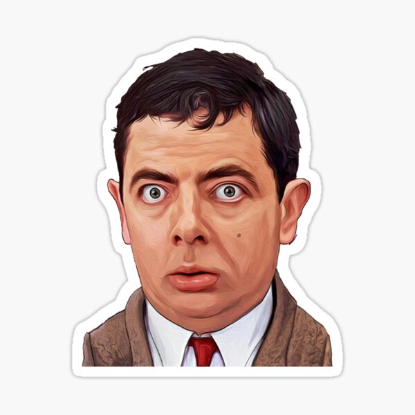 "Mr. Bean Mr. Bean" Sticker by annafox463 Redbubble