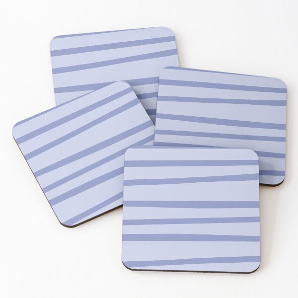 Item preview, Minimalist blue lined pattern designed and sold by Thegentleshop.