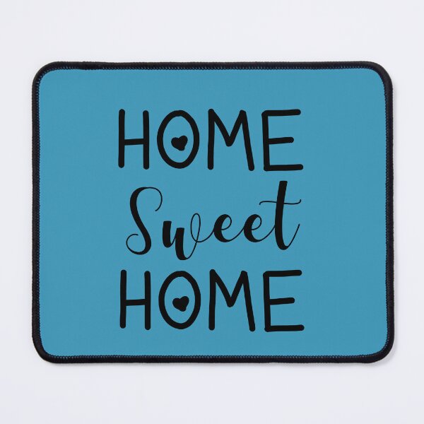 Item preview, Home Sweet Home - Mixed Fonts on Dark Teal designed and sold by Whoopsidoodle.