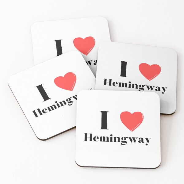 Item preview, I love Hemingway designed and sold by NoelNimmad.