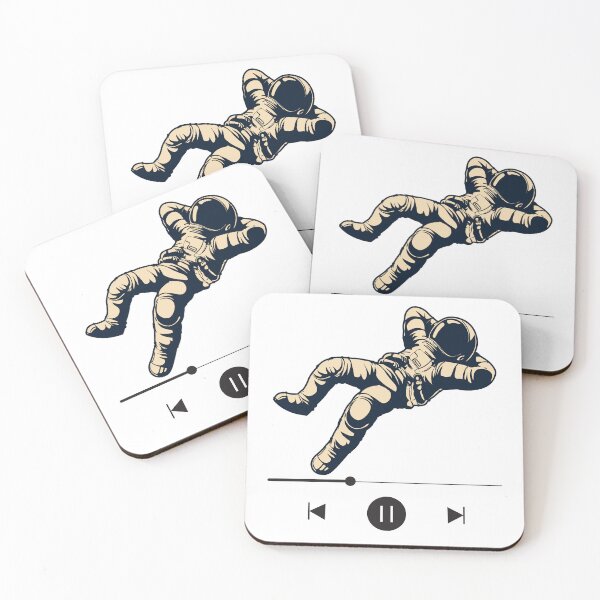 Item preview, astronaut listening to space songs designed and sold by Scopestor.