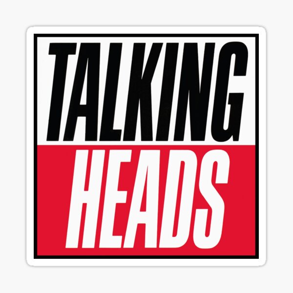 Talking Headsss Sticker