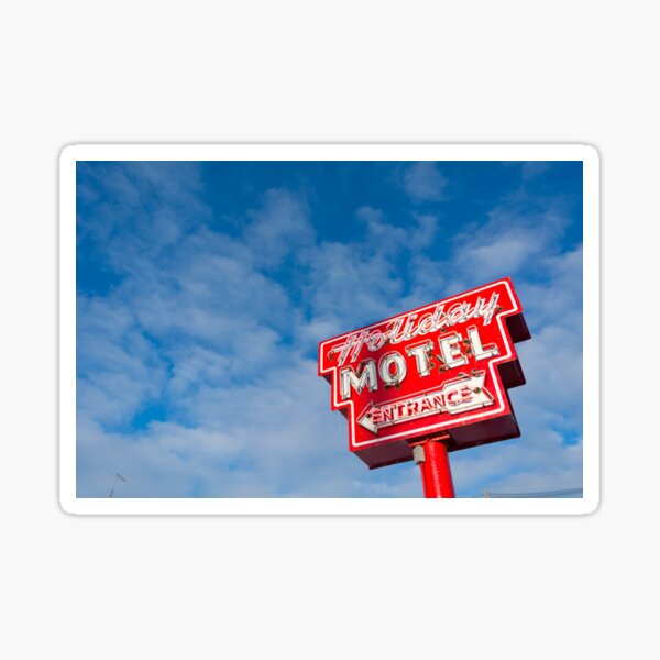 The Neon Guides Us Home Sticker