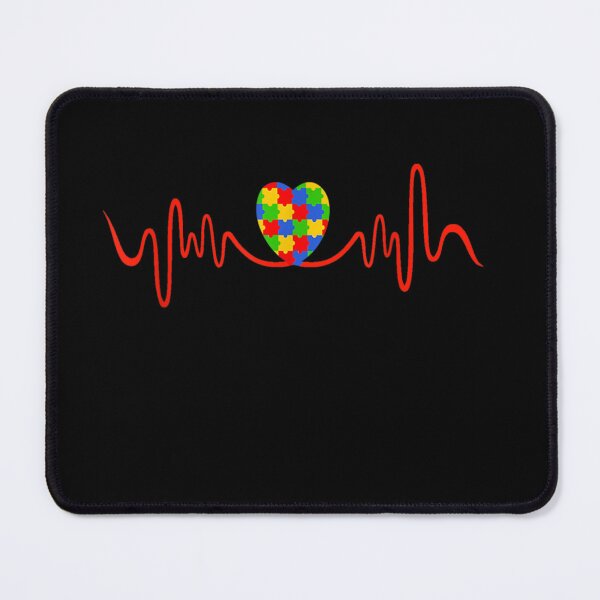 Item preview, Autism Puzzle Heartbeat Tshirt - Autism Awareness Shirts designed and sold by VargasParis.