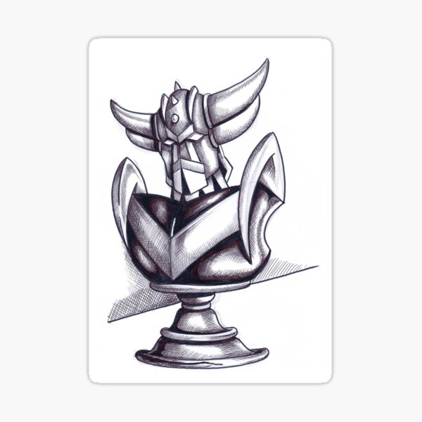 Pion Goldorak 80's Sticker