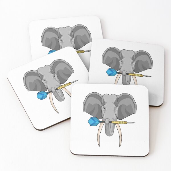 Item preview, Elephant at Darts with Dart designed and sold by Snabdesign84.