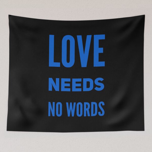 Item preview, Love Needs No Words designed and sold by JOY STORE 45.