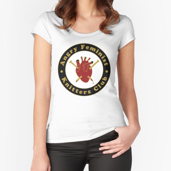 Item preview, Angry Feminist Knitters Club designed and sold by bombasine.