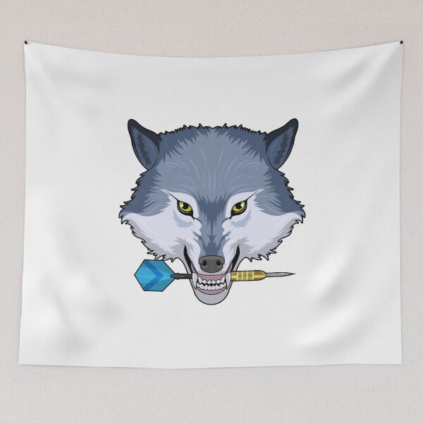 Item preview, Wolf at Darts with Dart designed and sold by Snabdesign84.