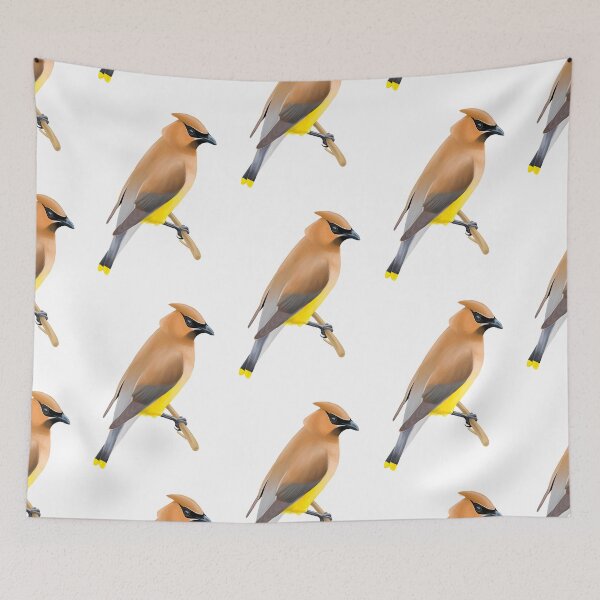 Item preview, Cedar Waxwing Bird Art designed and sold by smcewencote.