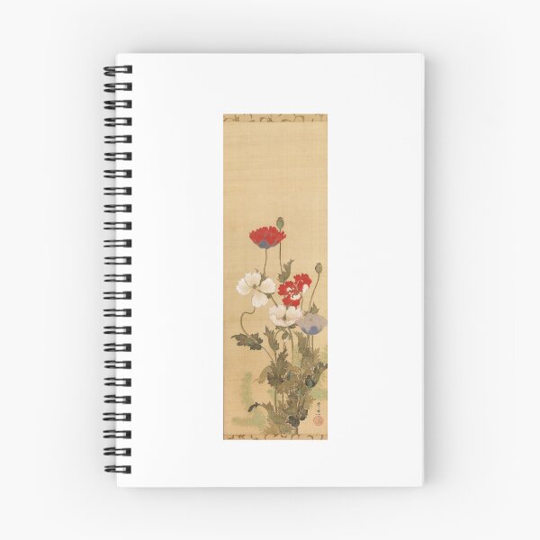Item preview, Poppies Mid 19 Century        Suzuki Kiitsu designed and sold by Robs-Place.