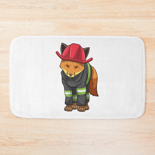Item preview, Fox as Firefighter with Helmet designed and sold by Snabdesign84.