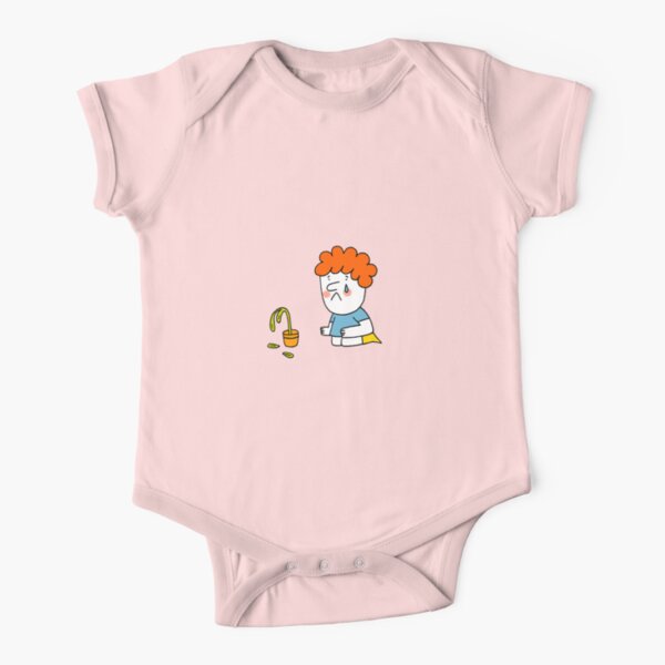 Modern gardening Short Sleeve Baby One-Piece