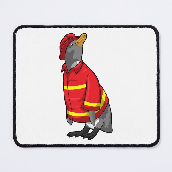 Item preview, Penguin as Firefighter with Helmet designed and sold by Snabdesign84.