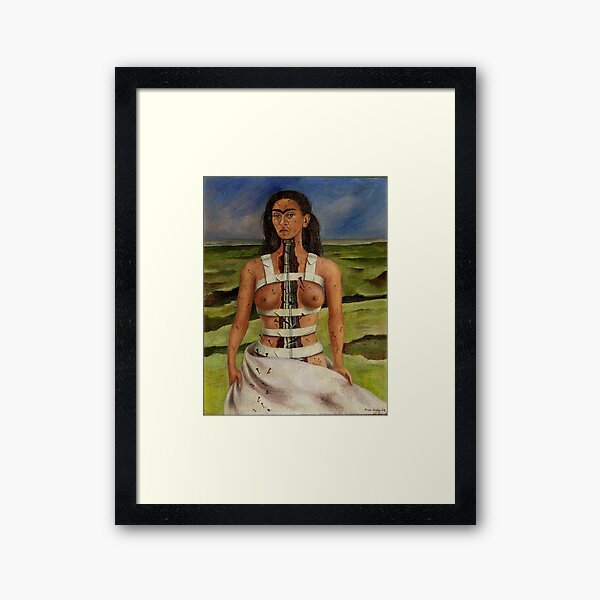 Aperçu de l'œuvre La colonne brisée de Frida Kahlo créée et vendue par AestheticsXarts.