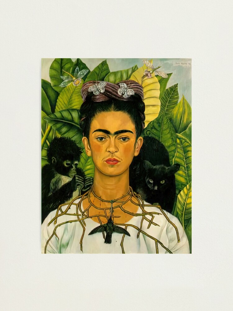 Impression photo « Frida Kahlo Autoportrait avec collier d
