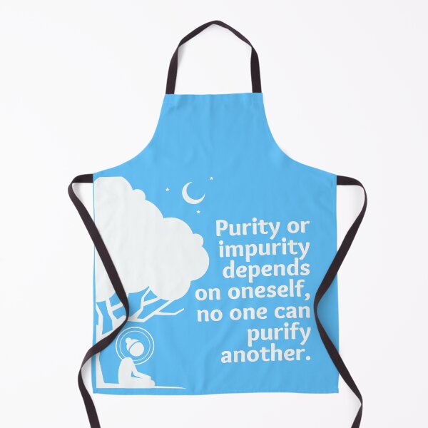 Item preview, Buddhism Quote | Purity or impurity depends on oneself, no one can purify another. designed and sold by NineSevenFour.