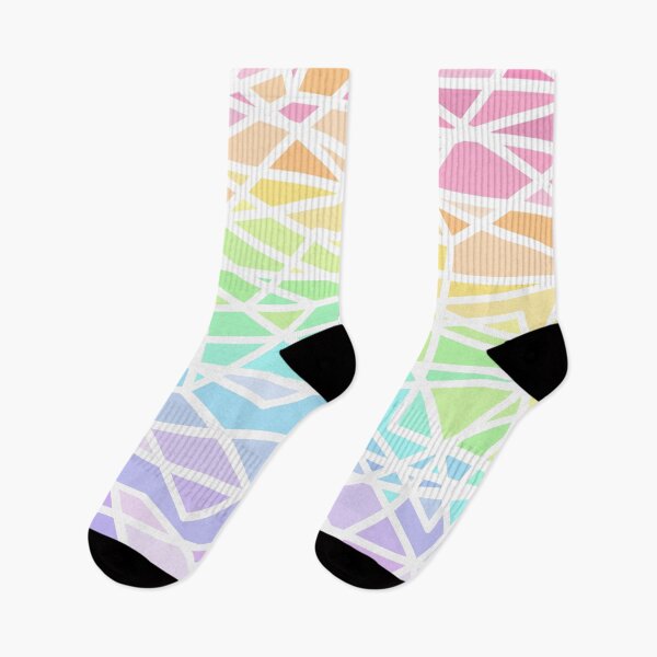 Item preview, Pastel Rainbow Colors Geometric designed and sold by Whoopsidoodle.