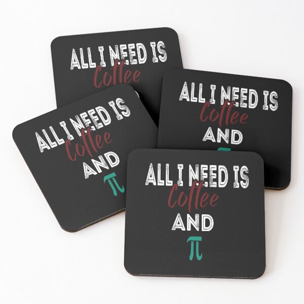 Item preview, Funny Pi Day All I Need Is Coffee And Pi  designed and sold by AMERZAGUE DESIGN.