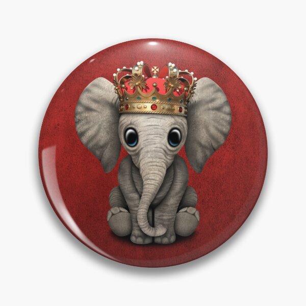 Artikelvorschau, Niedlicher königlicher Elefant, der Krone trägt entworfen und verkauft von JeffBartels.