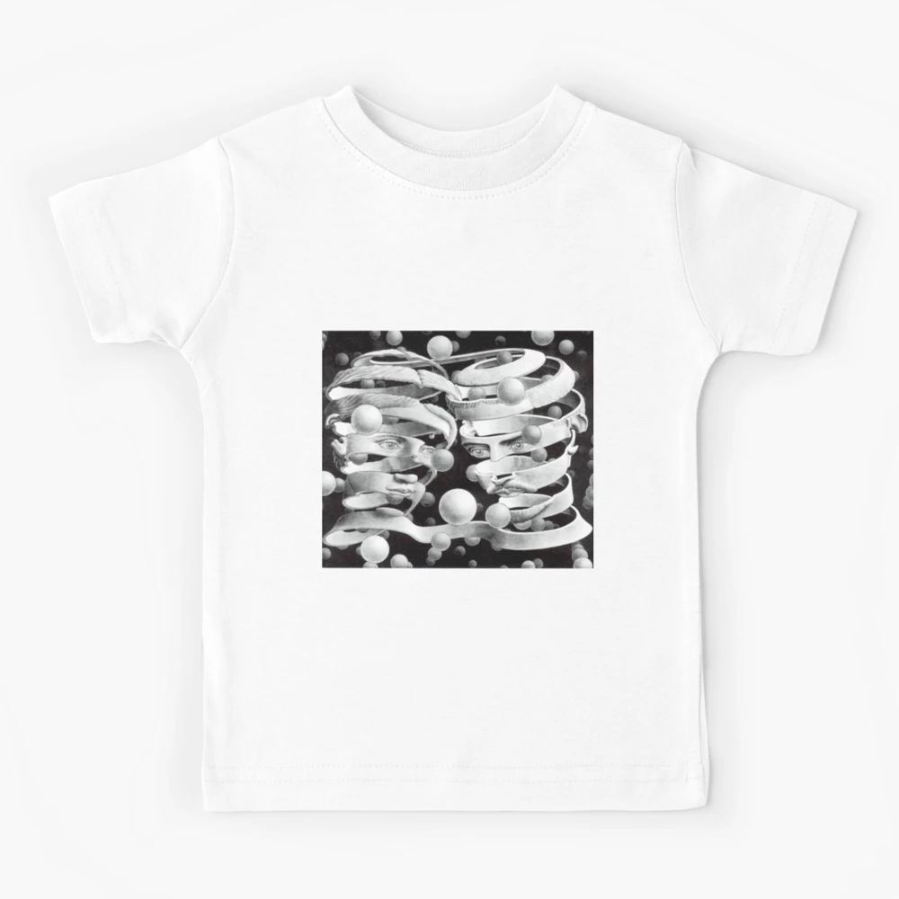 Bond of Union by M.C. Escher Kids T-Shirt for Sale by AestheticsXarts |  Redbubble