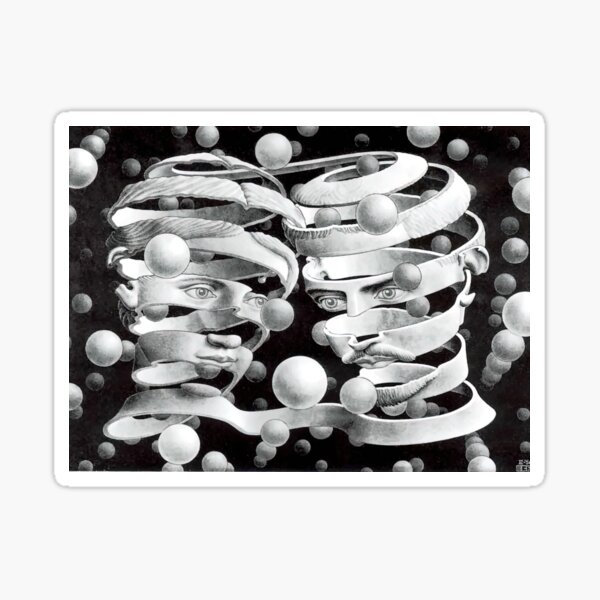 Item preview, Bond of Union by M.C. Escher designed and sold by AestheticsXarts.