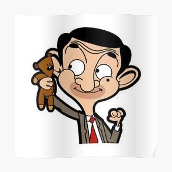 Mr Bean Poster For Sale By Themataa Redbubble