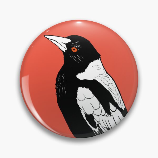 Item preview, Australian Magpie bird art designed and sold by smcewencote.