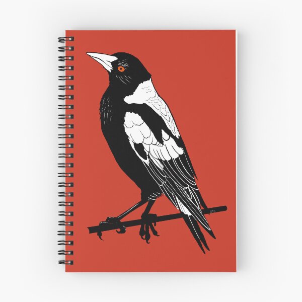 Item preview, Australian Magpie bird art designed and sold by smcewencote.