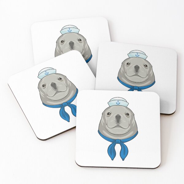 Item preview, Seal as Sailor with Sailor hat designed and sold by Snabdesign84.