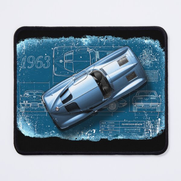 Item preview, Chevrolet C2 New ZR1 Corvette a la venta con Museum Blueprints 63 Split Window Art designed and sold by AGED Limited.