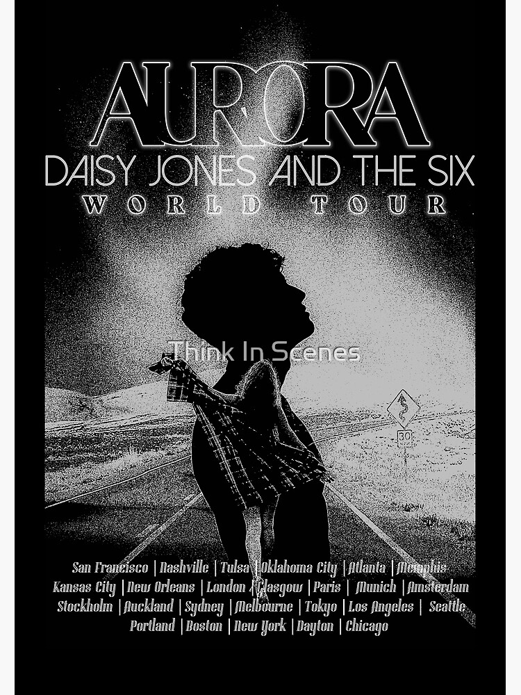 Aurora Tour Daisy Jones And The Six White Design Baseball Jersey