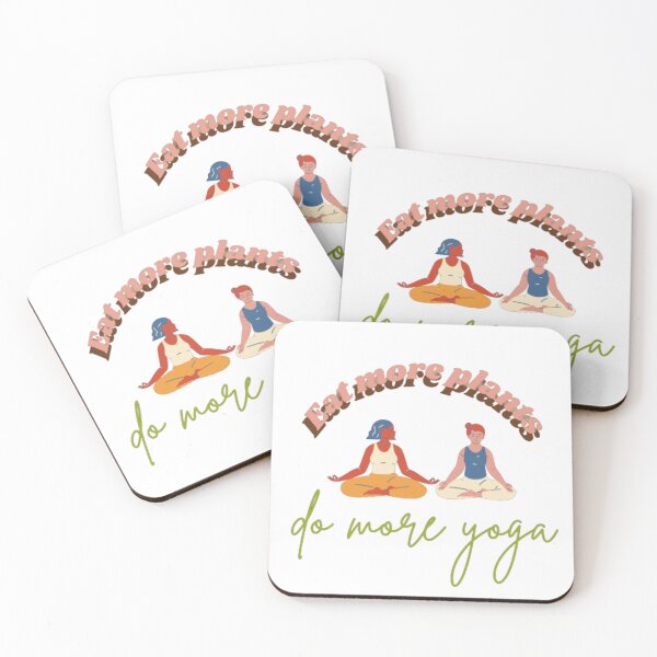 Item preview, Eat more plants, do more yoga designed and sold by khadijat297.