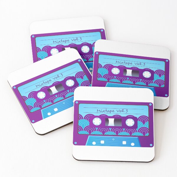 Item preview, Retro mixtape Cassette tape 80's 90's designed and sold by indiVisibl.