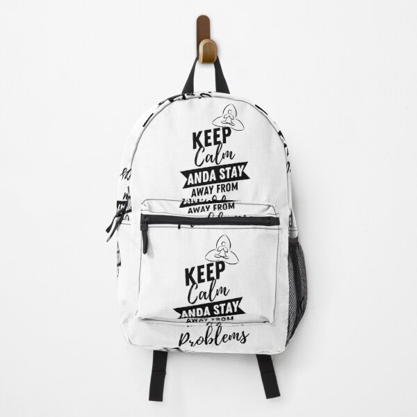 Item preview, Keep Calm And Stay Away From Problems Funny designed and sold by CreacionsMeraki.
