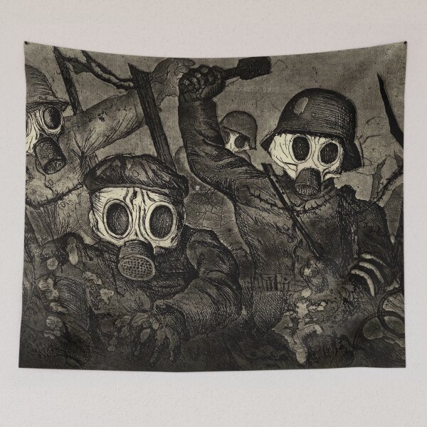 Item preview, Stormtroops Advancing Under Gas by Otto Dix designed and sold by AestheticsXarts.