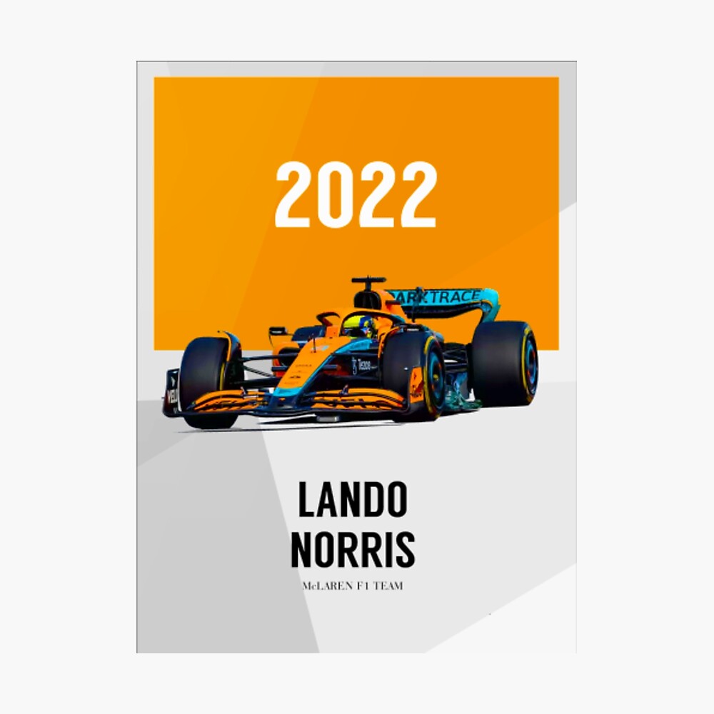 McLaren F1 2022 Formula 1 Team Poster Print