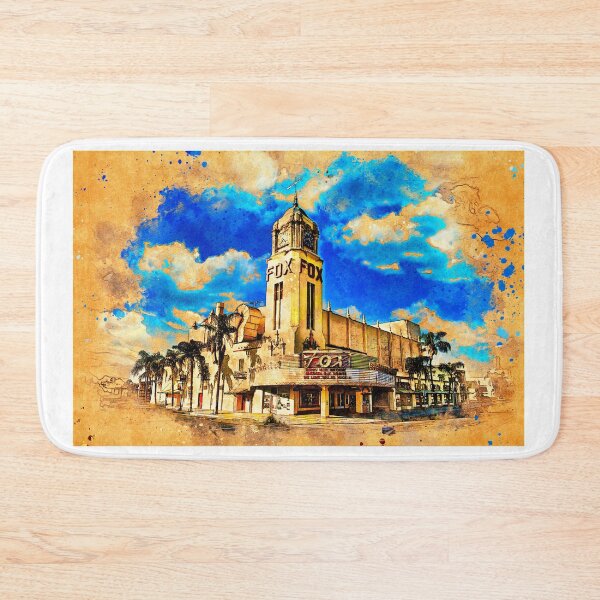 Item preview, Fox Theater in Bakersfield, California - digital painting designed and sold by NickoPrints.